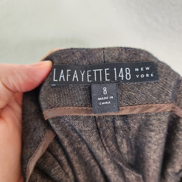 Lafayette 148 New York Menswear Style Pants 8 - Picture 4 of 5